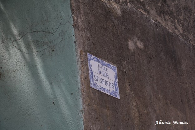 Cartel Calle de los Suspiros