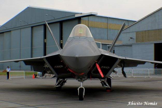 Frente a frente con F-22