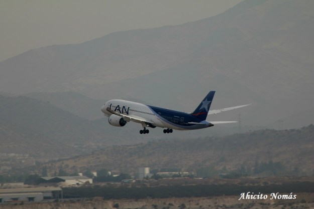 B787 en el aire