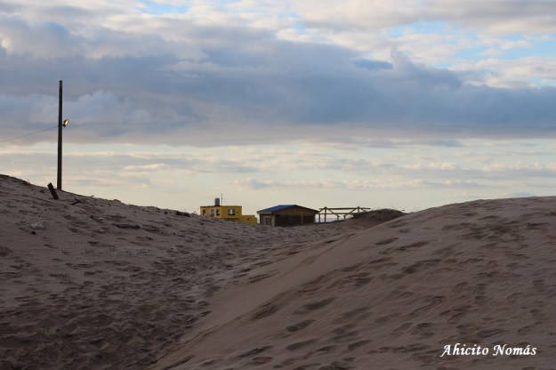 Parador detras de los medanos