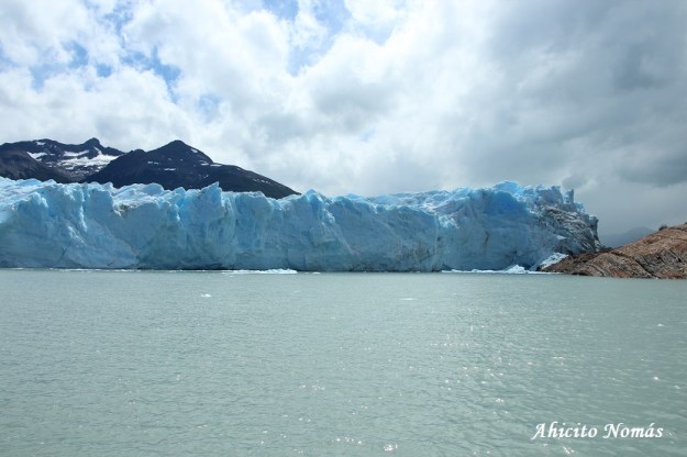 Pared de hielo desde lejos