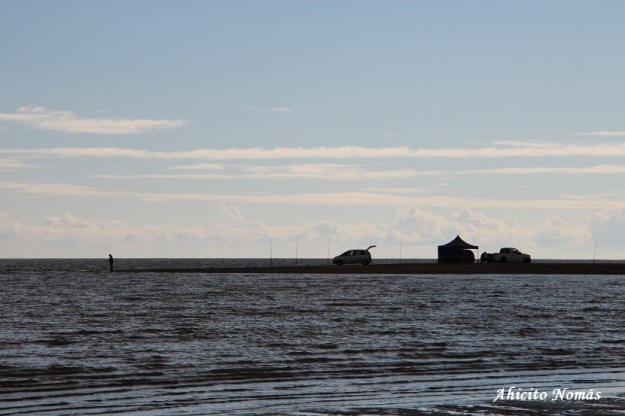 Pescando en la punta